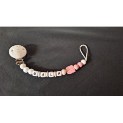 Cadena chupete silicona personalizada Mipipo