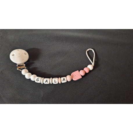 Cadena chupete silicona personalizada Mipipo