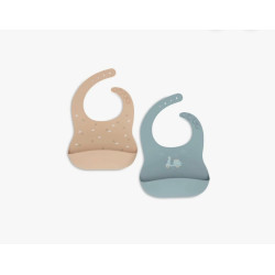 Babero silicona Jollein pack 2